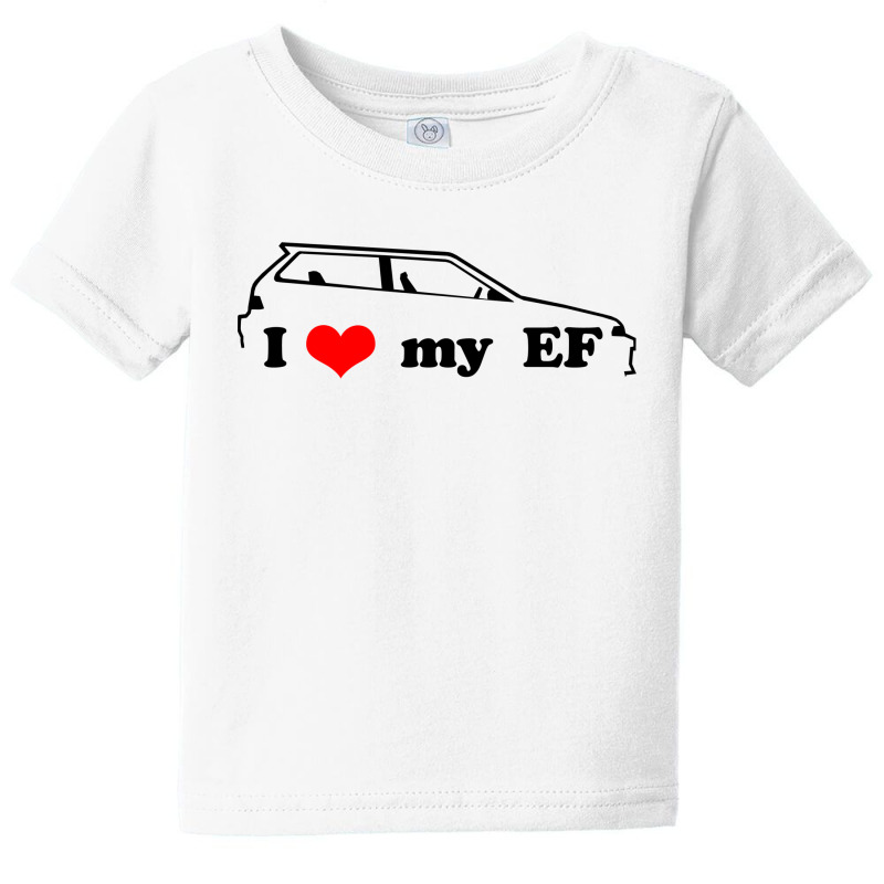 I Love My Ef Baby Tee | Artistshot