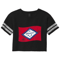 Arkansas Waving State Flag â€“Â ar Arkansan Scorecard Crop Tee | Artistshot