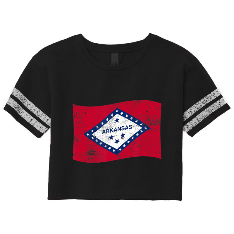 Arkansas Waving State Flag â€“Â ar Arkansan Scorecard Crop Tee by imelde | Artistshot