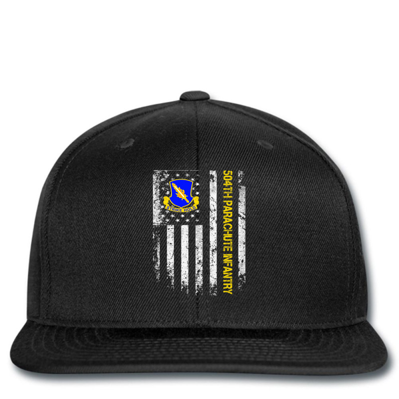 504th Parachute Infantry Regiment American Flag Vi Printed hat by DEBORAHBOURSSIQUOT | Artistshot