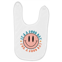 Have A Good Day Retro Tshirt   Smile Face Aestheti Baby Bibs | Artistshot