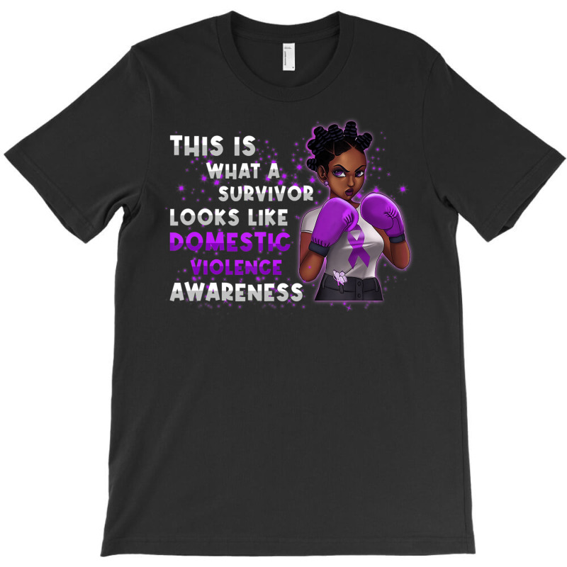 Womens Survivor Domestic Violence Awareness Purple T-shirt | Artistshot