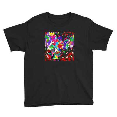 Copy Of Abstract Tropical Floral Seamless Funny Style Pattern With Pal Youth Tee Designed By Tita2