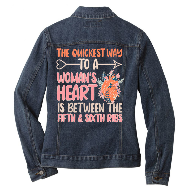 Cardiologist Heart Specialists Surgeons T Shirt Ladies Denim Jacket by fieyzacik | Artistshot