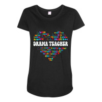 Cute Drama Teacher Appreciation Week Back To Schoo Maternity Scoop Neck T-shirt | Artistshot