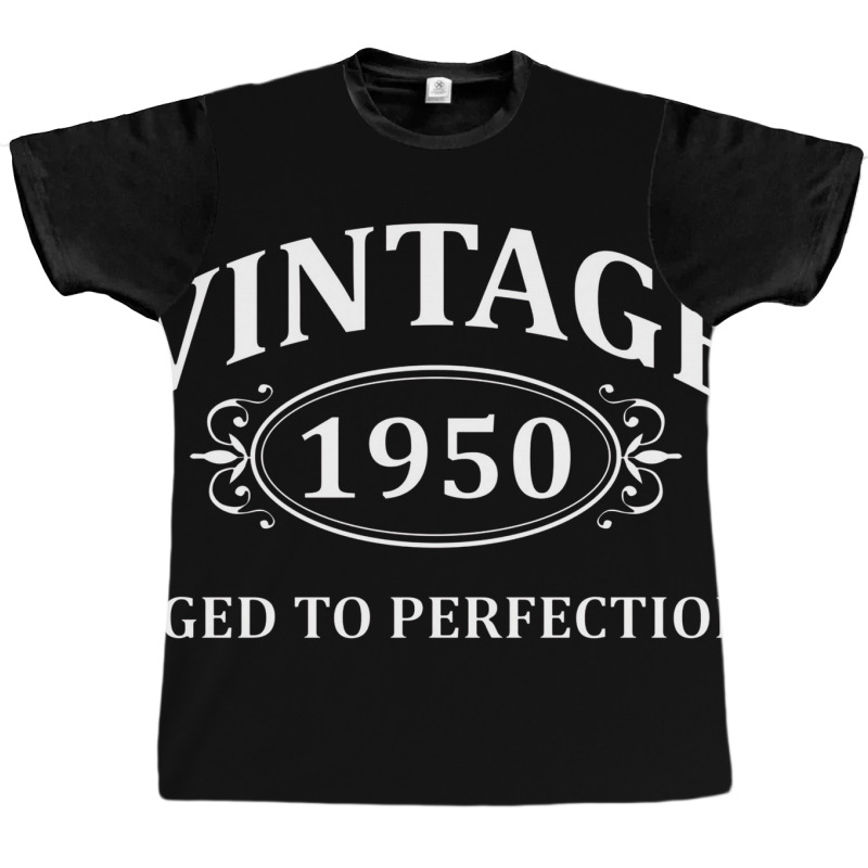 Vintage 1950 Aged To Perfection Graphic T-shirt | Artistshot