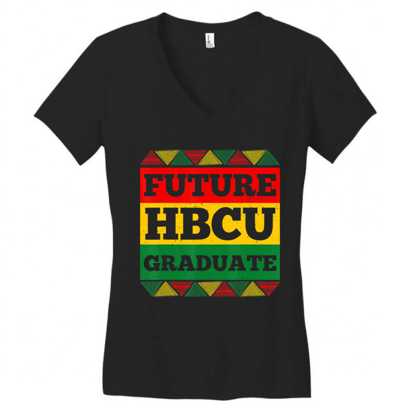 Cool Hbcu Art For Men Women Future Hbcu Grad Afric Women's V-Neck T-Shirt by karynadreck | Artistshot