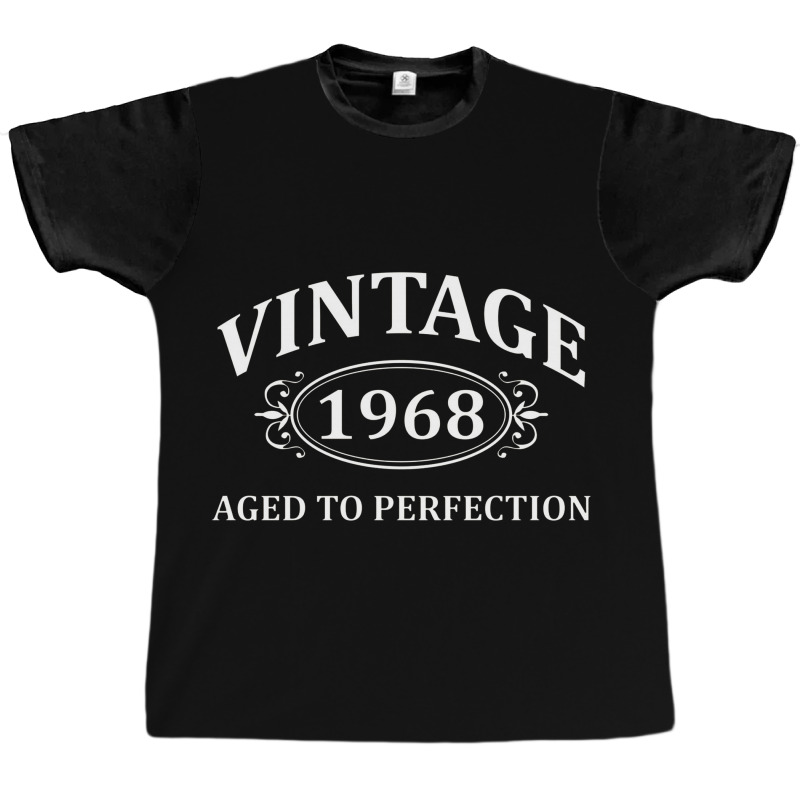 Vintage 1968 Aged To Perfection Graphic T-shirt | Artistshot