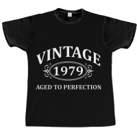 Vintage 1979 Aged To Perfection Graphic T-shirt | Artistshot