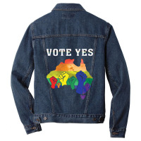 Vote Yes, Australian Marriage Equality Men Denim Jacket | Artistshot