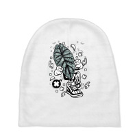 Alocasia Dragon Scale Cartoon Botany Botanist Gard Baby Beanies | Artistshot