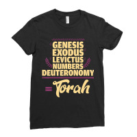 Hebrew Israelite Clothing Genesis Exodus 5 Books T Ladies Fitted T-shirt | Artistshot