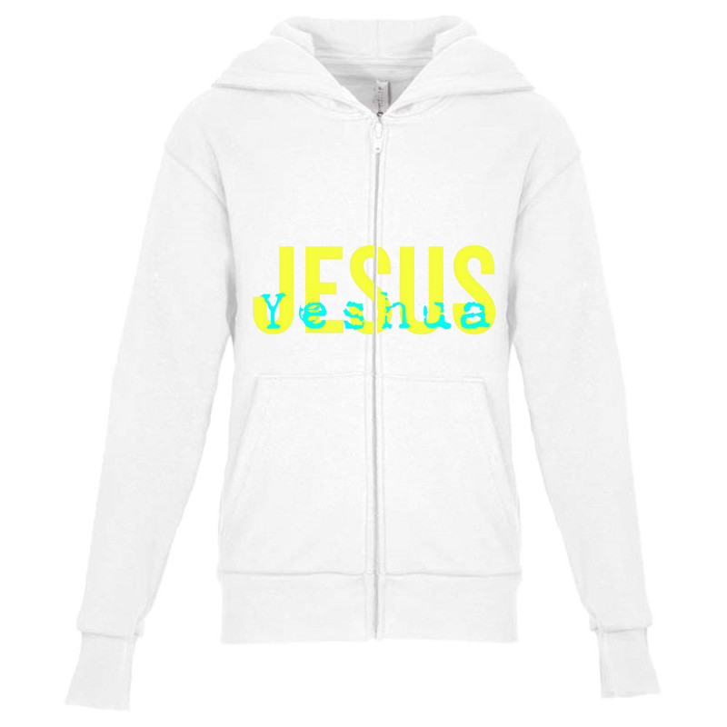 Hebrew Name Of Jesus & Joshua Christian Worship Gi Youth Zipper Hoodie | Artistshot