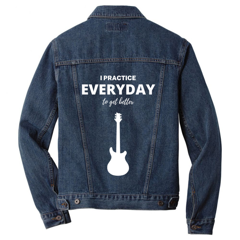 I Practice Everyday To Get Better Men Denim Jacket | Artistshot