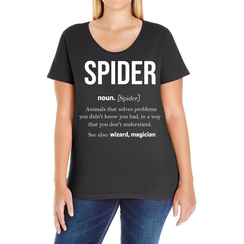 Spider Tarantula Terrarium Arachnid Insect Spider Ladies Curvy T-Shirt by ChuArt. | Artistshot