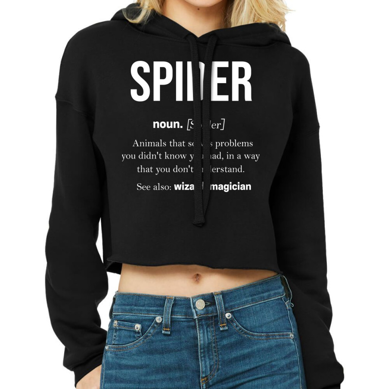 Spider Tarantula Terrarium Arachnid Insect Spider Cropped Hoodie by ChuArt. | Artistshot