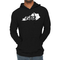 Louisville 502 Area Code Kentucky Map State Pride Lightweight Hoodie | Artistshot