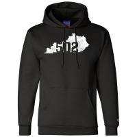 Louisville 502 Area Code Kentucky Map State Pride Champion Hoodie | Artistshot