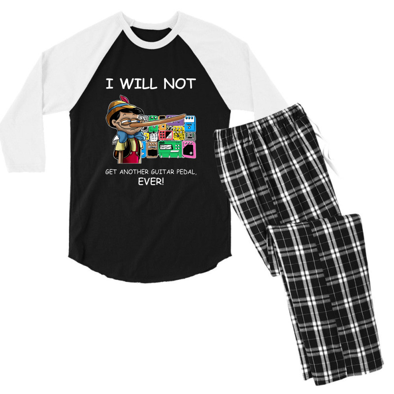 I Will Not Get Another Guitar Pedal Ever Men's 3/4 Sleeve Pajama Set | Artistshot