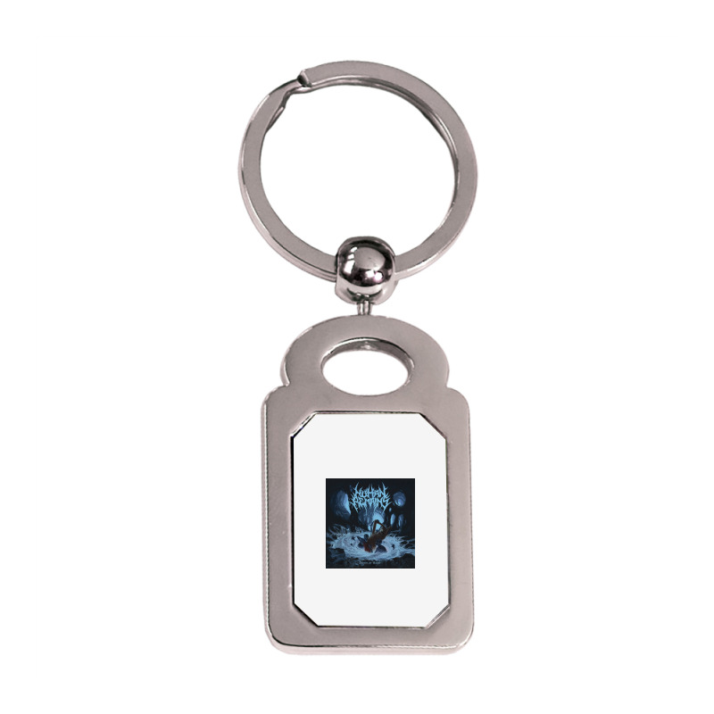 Human Remains Silver Rectangle Keychain | Artistshot