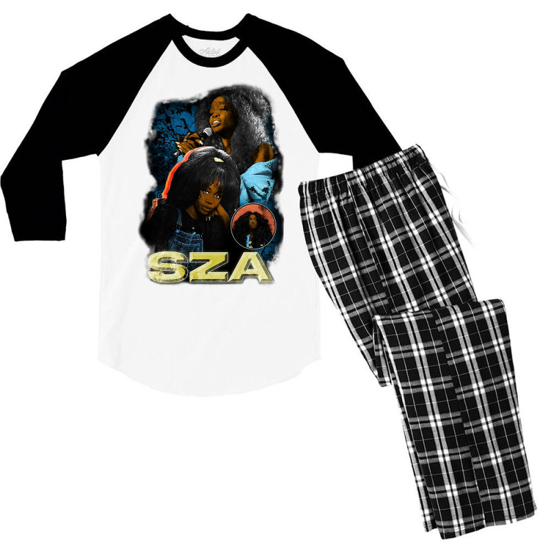 Aesthetic Sza Men's 3/4 Sleeve Pajama Set | Artistshot