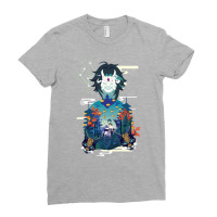 Xiao Negative Space Ladies Fitted T-shirt | Artistshot