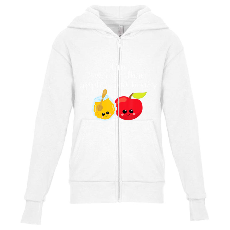 Rosh Hashanah Apples And Honey Shana Tova Jewish N Youth Zipper Hoodie | Artistshot