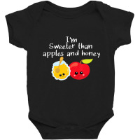 Rosh Hashanah Apples And Honey Shana Tova Jewish N Baby Bodysuit | Artistshot