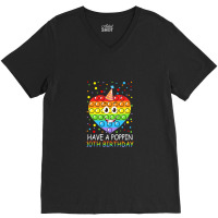 Have A Poppin 10th 10 Years Old Girls V-neck Tee | Artistshot