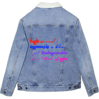 Hgb Is Red Cyanosis Is Blue Cardiac Nurse Valentin Unisex Sherpa-lined Denim Jacket | Artistshot