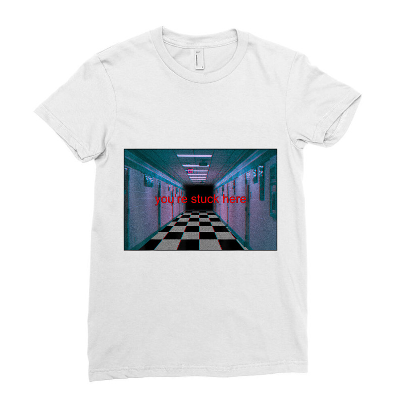 Anemoiacore Aesthetic Liminal Space Weirdcore Anem Ladies Fitted T-Shirt by refahnes | Artistshot