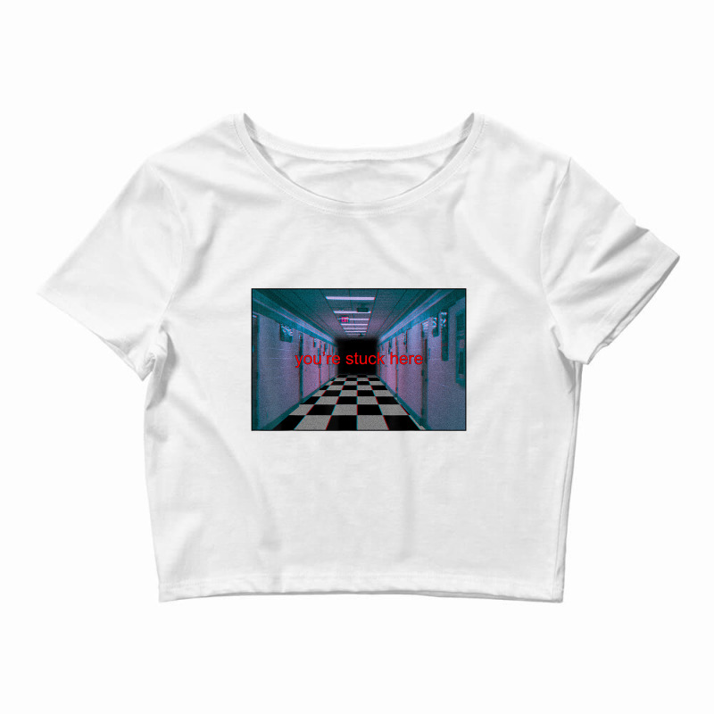 Anemoiacore Aesthetic Liminal Space Weirdcore Anem Crop Top by refahnes | Artistshot