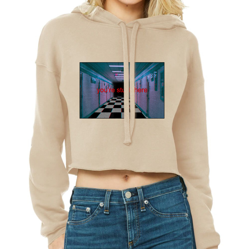 Anemoiacore Aesthetic Liminal Space Weirdcore Anem Cropped Hoodie by refahnes | Artistshot