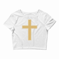 Christian Cross Crucifix Latin Cross Traditional C Crop Top | Artistshot