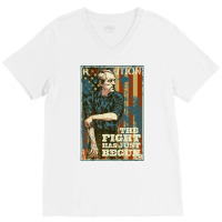 Ron Paul The Fight Has Just Begun V-neck Tee | Artistshot