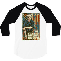 Ron Paul The Fight Has Just Begun 3/4 Sleeve Shirt | Artistshot