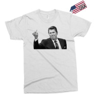 Ronald Reagan Flipping The Bird Exclusive T-shirt | Artistshot