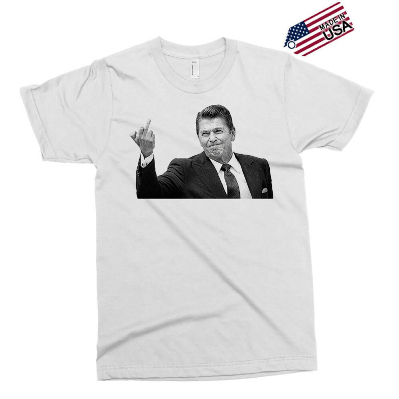 Ronald Reagan Flipping The Bird Exclusive T-shirt | Artistshot