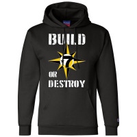 Build Or Destroy Mathematics Allah 5 Percent Godbo Champion Hoodie | Artistshot