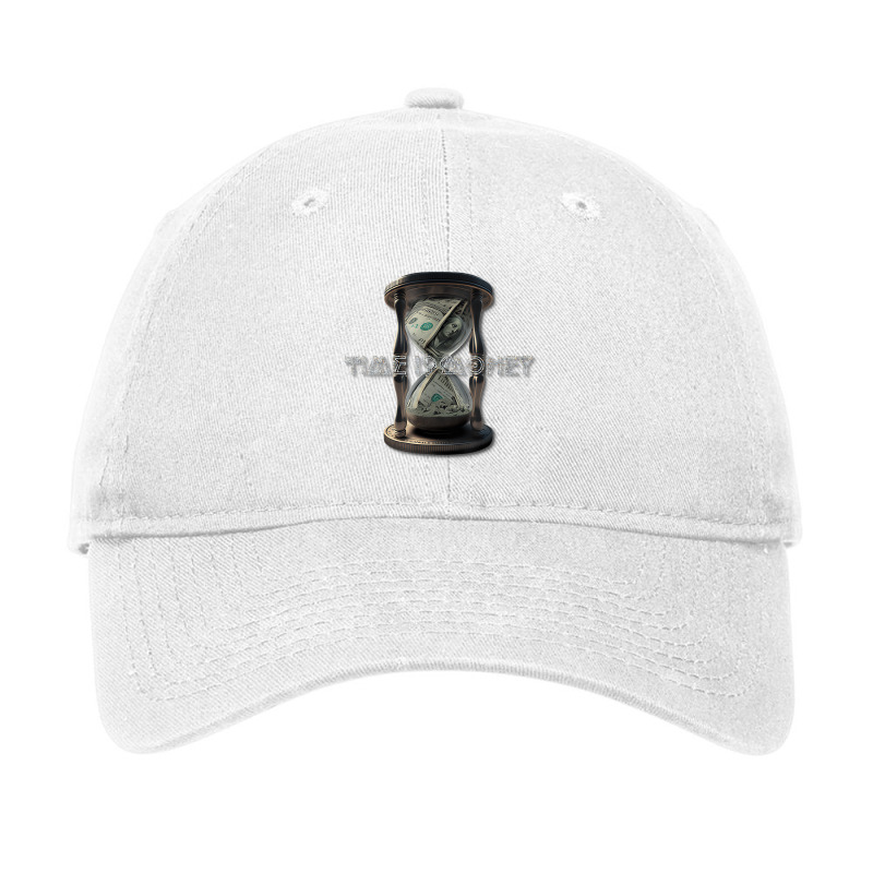 Time I$ Money Hourglass Hundred Dollar Bill Patter Adjustable Cap by terrilyn | Artistshot