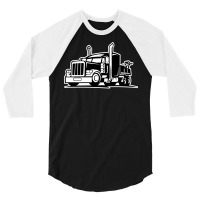 Truck Brummi Autobahn Transport Gasoline Truck  (3 3/4 Sleeve Shirt | Artistshot