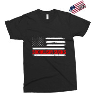 American Flag Socialism Sucks T Shirt Exclusive T-shirt | Artistshot