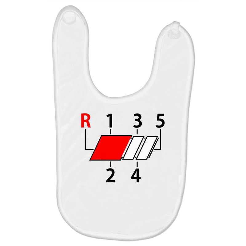 Rs Shift Knob Blank White Edition Baby Bibs by nextmoon | Artistshot