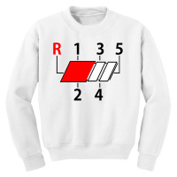 Rs Shift Knob Blank White Edition Youth Sweatshirt | Artistshot