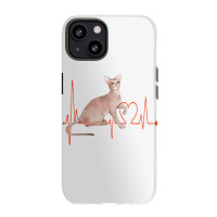 Oriental Cat Heartbeat Ekg Cat Mom Cat Dad Cat Lov Iphone 13 Case | Artistshot