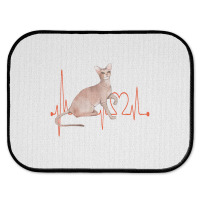 Oriental Cat Heartbeat Ekg Cat Mom Cat Dad Cat Lov Rear Car Mat | Artistshot