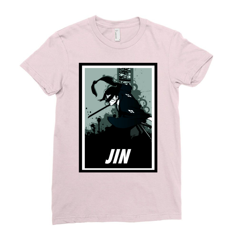 Samurai Champloo   Jin Celeb Ladies Fitted T-Shirt by sanjoolecpal | Artistshot