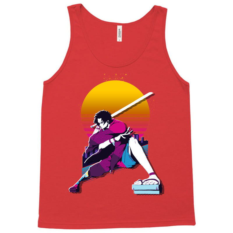 Samurai Champloo   Mugen Retrowave Tank Top by sanjoolecpal | Artistshot