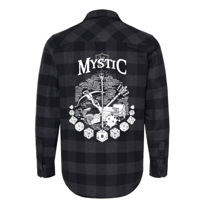 Rpg Class Series Mystic   White Version Flannel Shirt | Artistshot