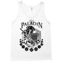 Rpg Class Series Paladin   Black Text Tank Top | Artistshot